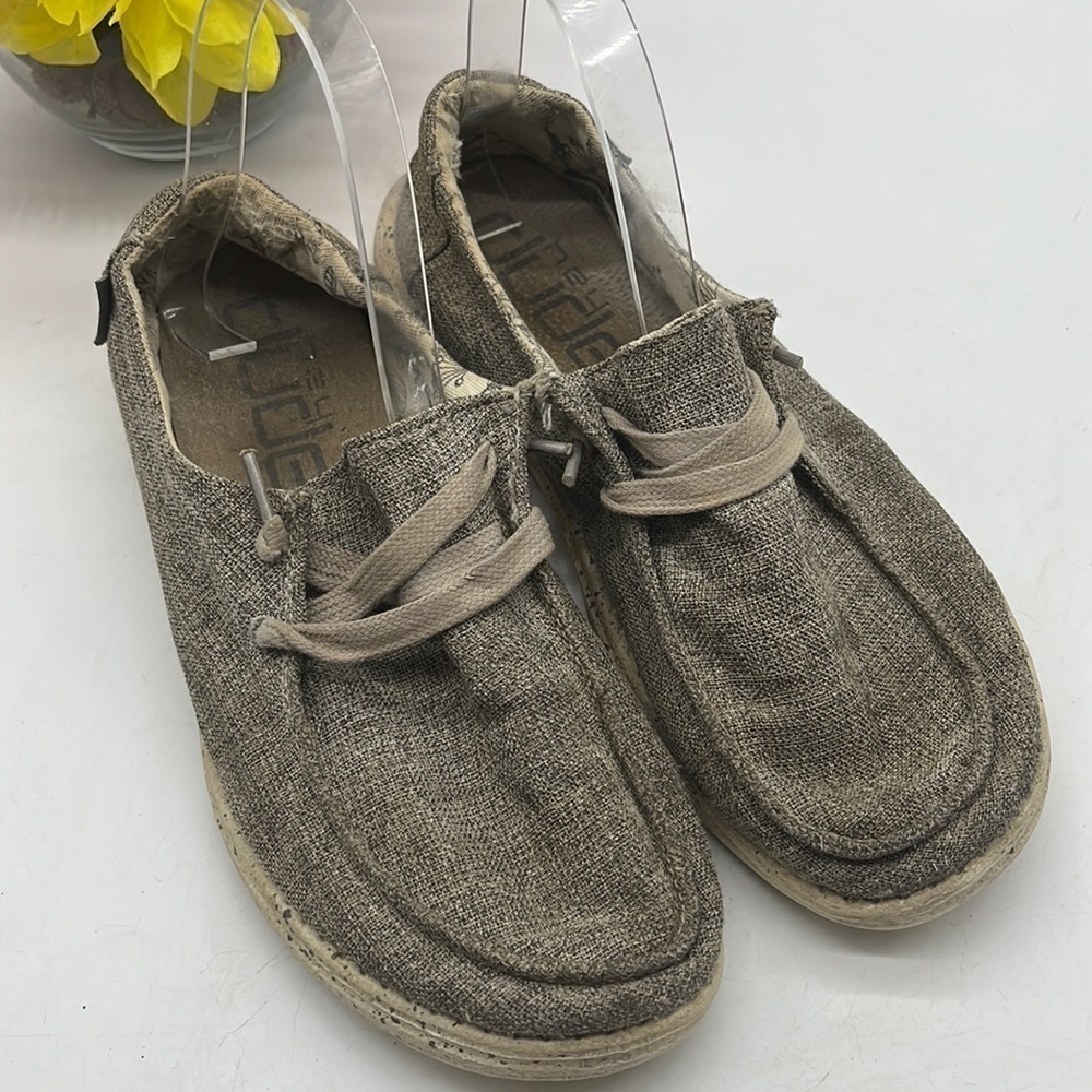 Hey Dudes Wendy Linen Loafers as is. SNK1245C
